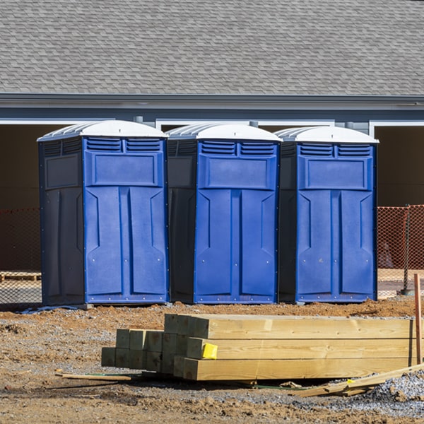 are there any restrictions on what items can be disposed of in the portable toilets in Lukeville